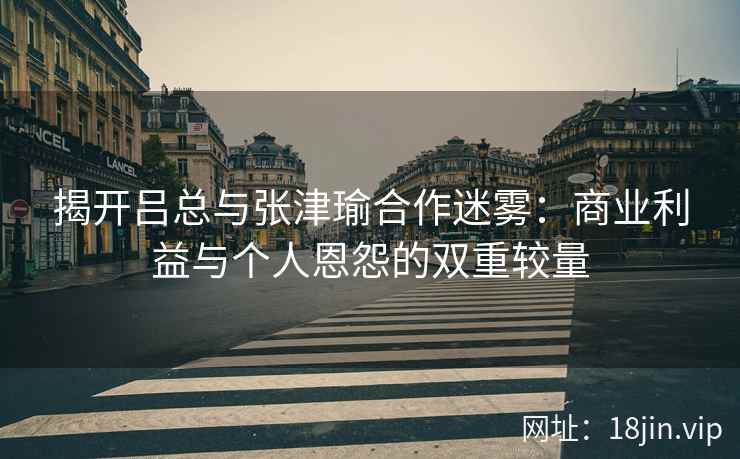 揭开吕总与张津瑜合作迷雾：商业利益与个人恩怨的双重较量